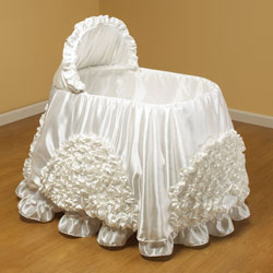 Satin Frill Bassinet