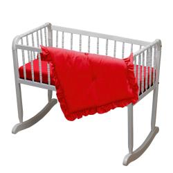 Solid Color Cradle Bedding